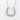 0.93 Carat Round Lab Grown Horseshoe Necklace