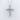 1.00 Carat Round Lab Grown Cross Necklace